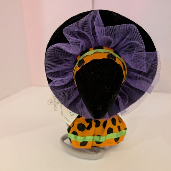 Annalee "6 inch Dotty Witch" Halloween Mouse Plush with Black Hat - 2010 - Picture 3 of 8